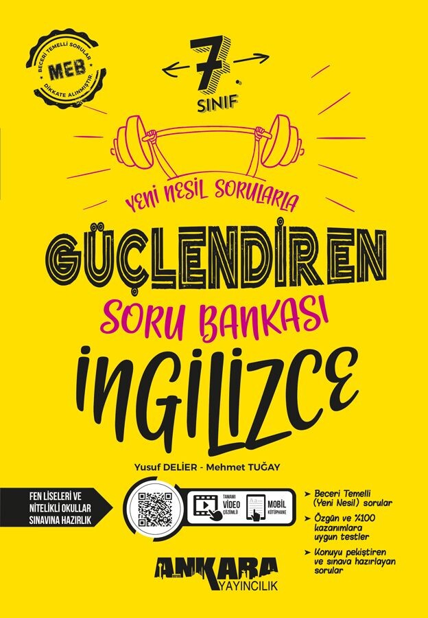 Ankara Yayıncılık 7. Sınıf Güçlendiren İngilizce Soru Bankası - Ankara Yayıncılık kitap kapağı
