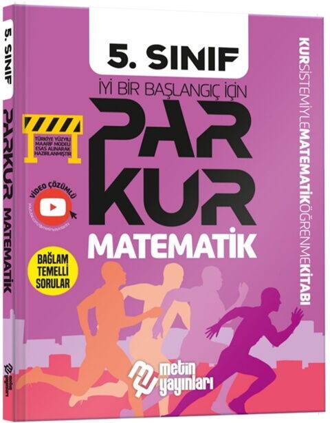 Metin Yayınları 5. Sınıf Parkur Matematik Öğrenme Kitabı - Metin Yayınları kitap kapağı