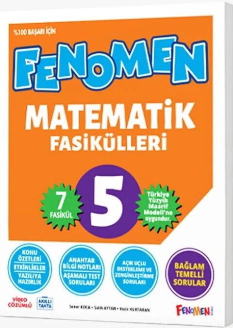 Fenomen Okul Yayınları 5. Sınıf Fenomen Matematik Fasikülleri - FENOMEN OKUL YAYINLARI kitap kapağı