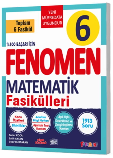 Fenomen Okul Yayınları 6. Sınıf Matematik Fasikül Seti - FENOMEN OKUL YAYINLARI kitap kapağı