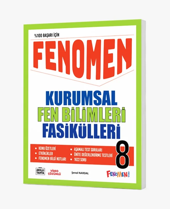 Fenomen Okul Yayınları 8. Sınıf Kurumsal Fen Bilimleri Fasikülleri - FENOMEN OKUL YAYINLARI kitap kapağı