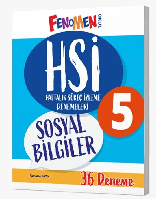 Fenomen Okul Yayınları 5. Sınıf HSİ Sosyal Bilgiler Denemeleri (36 Deneme) - FENOMEN OKUL YAYINLARI kitap kapağı