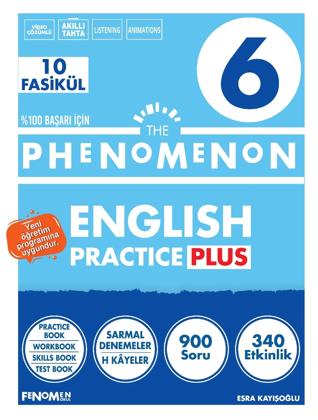 Fenomen Okul Yayınları 6. Sınıf The Phenomenon English Practice Plus (10 Fasikül) - FENOMEN OKUL YAYINLARI kitap kapağı