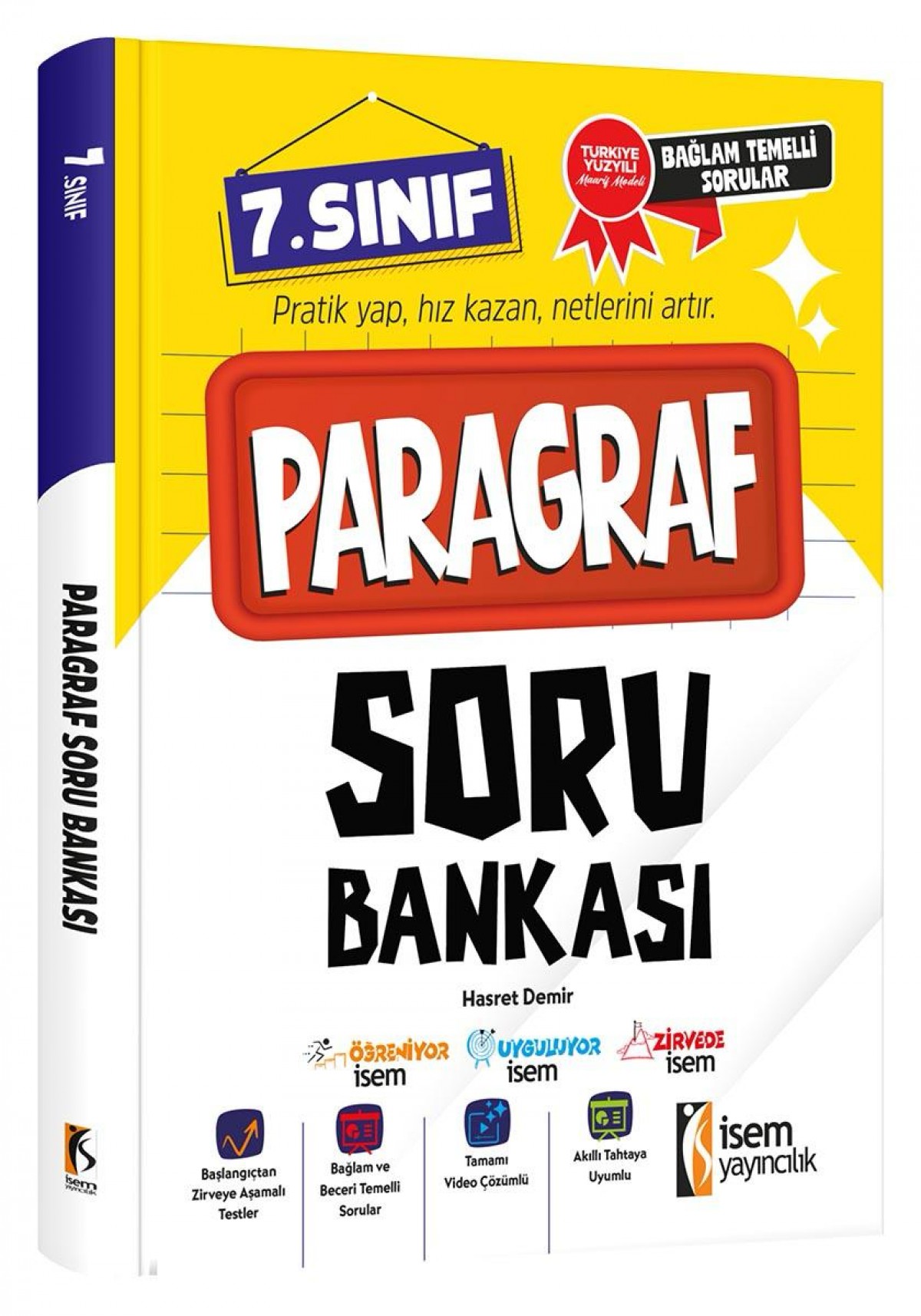 İsem Yayıncılık 7. Sınıf Paragraf Soru Bankası - İsem Yayıncılık kitap kapağı