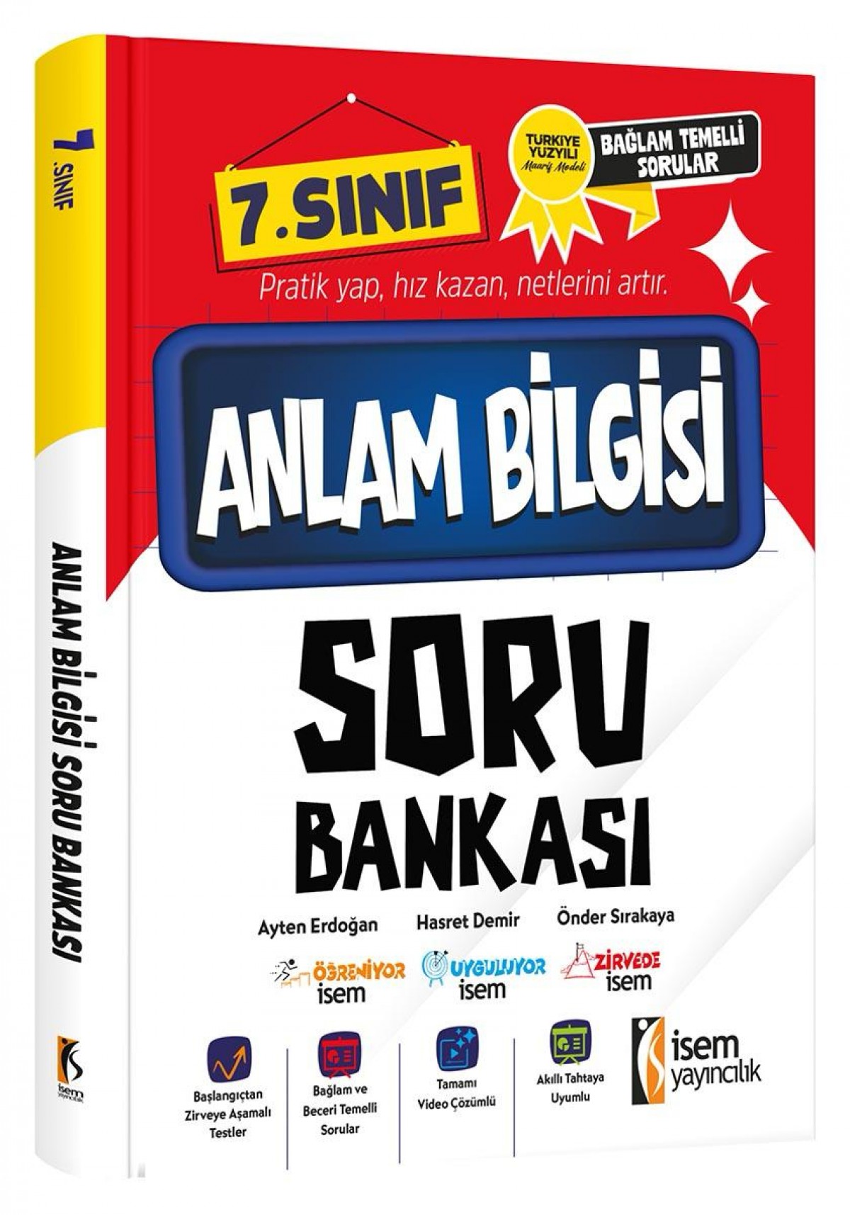 İsem Yayıncılık 7. Sınıf Fiber Anlam Bilgisi Soru Bankası - İsem Yayıncılık kitap kapağı