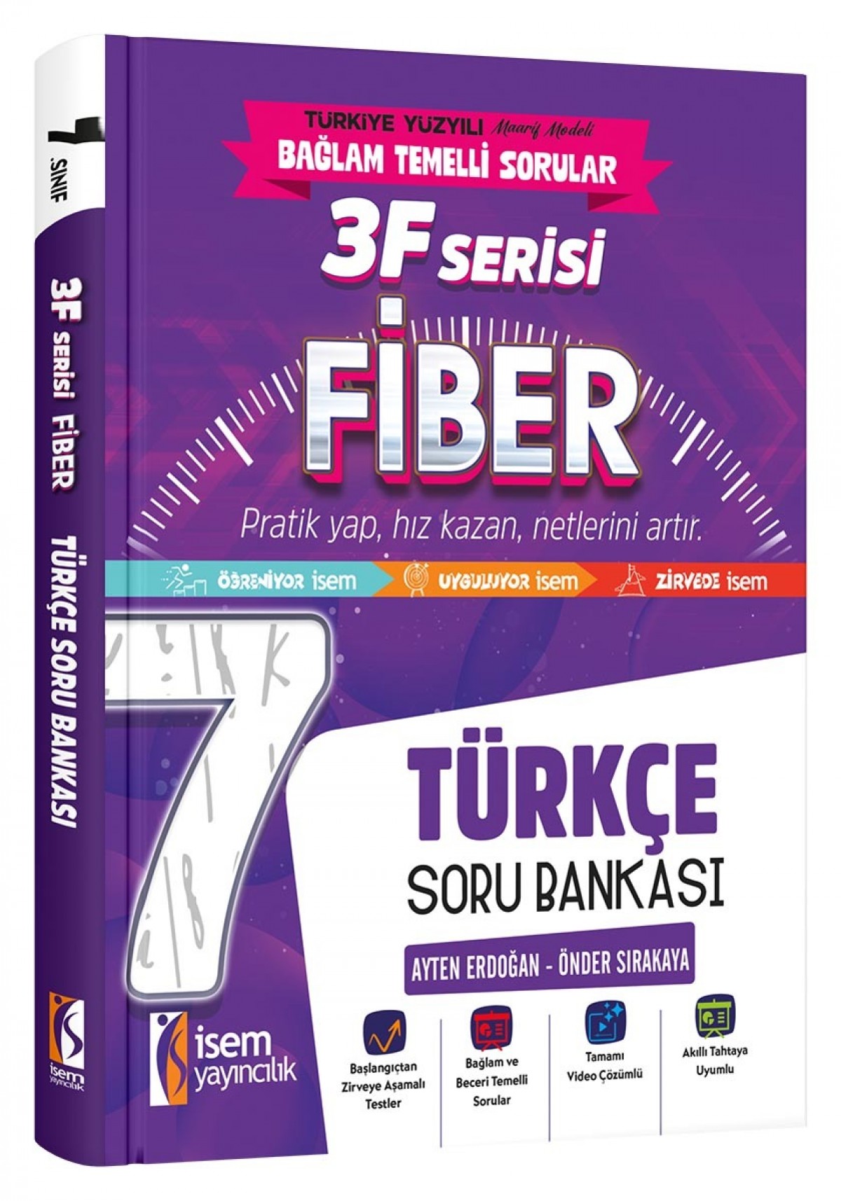 İsem Yayıncılık 7. Sınıf Fiber Türkçe Soru Bankası - İsem Yayıncılık kitap kapağı