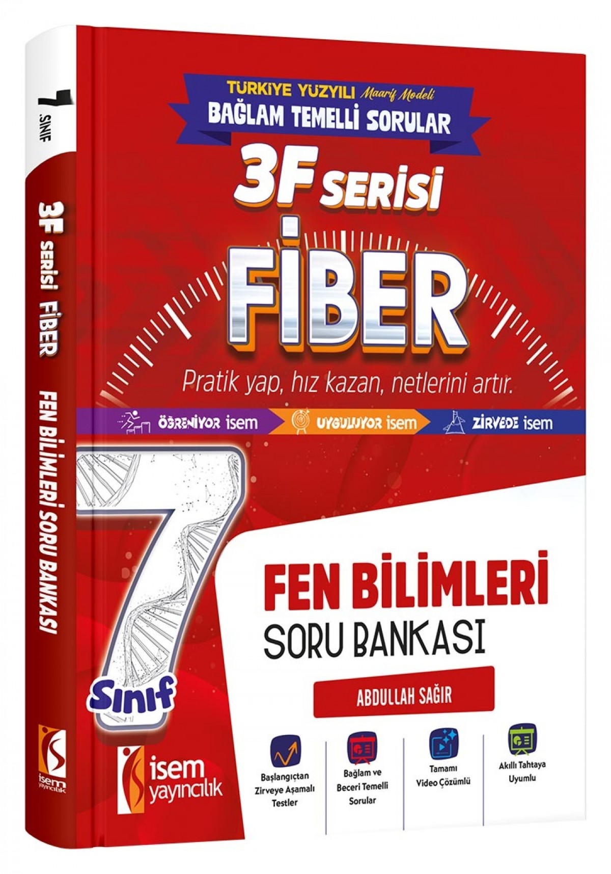 İsem Yayıncılık 7. Sınıf Fiber Fen Bilimleri Soru Bankası - İsem Yayıncılık kitap kapağı