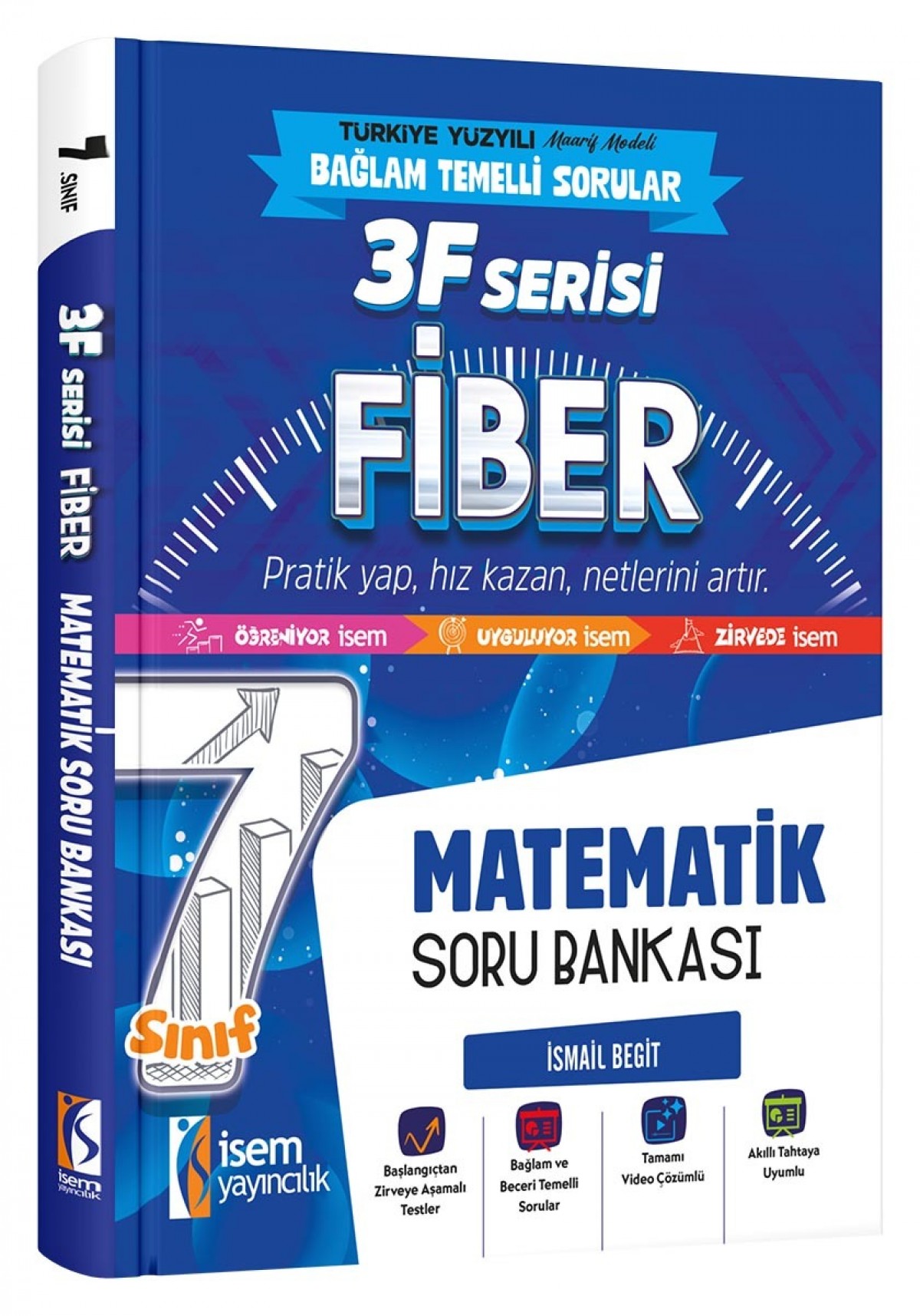 İsem Yayıncılık 7. Sınıf Fiber Matematik Soru Bankası - İsem Yayıncılık kitap kapağı
