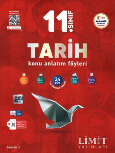 Limit Yayınları 11. Sınıf Tarih Konu Anlatım Föyleri - Limit Yayınları kitap kapağı