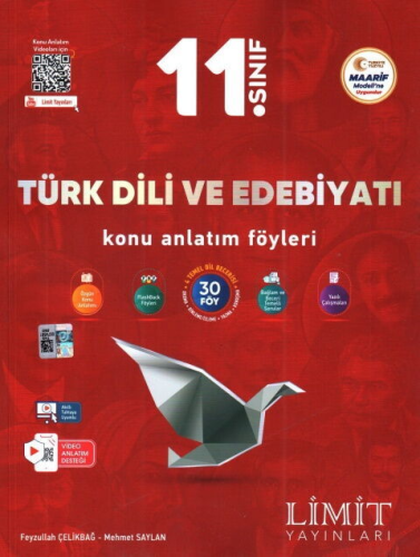 Limit Yayınları 11. Sınıf Türk Dili ve Edebiyatı Konu Anlatım Föyleri - Limit Yayınları kitap kapağı