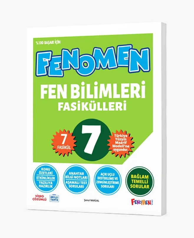 Fenomen Okul Yayınları 7. Sınıf Fen Bilimleri Fasikülleri (Toplam 7 Fasikül) - FENOMEN OKUL YAYINLARI kitap kapağı