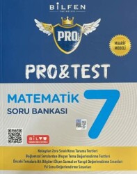 Bilfen Yayıncılık 7. Sınıf Pro Pro&Test Matematik Soru Bankası - Bilfen Yayıncılık kitap kapağı