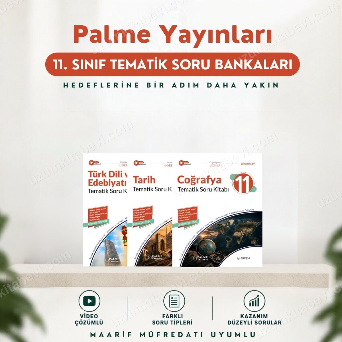 Palme Yayınları 11.Sınıf 2027 TÜRK DİLİ EDEBİYAT-TARİH-COĞRAFYA %100 Yeni Müfredat Tematik Soru Bankası (Yeni Ürün) - Palme Yayınları kitap kapağı