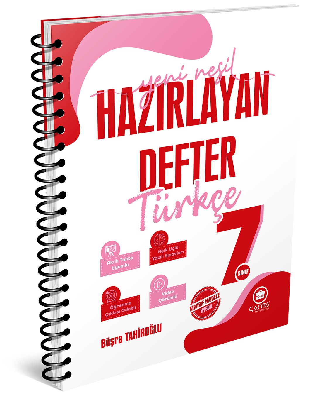 Çanta Yayınları 7. Sınıf Türkçe Hazırlayan Defter - Çanta Yayınları kitap kapağı