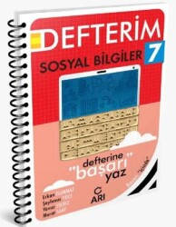 Arı Yayıncılık 7. Sınıf Sosyal Bilgiler Defterim (Sosyalimo) - Arı Yayıncılık kitap kapağı