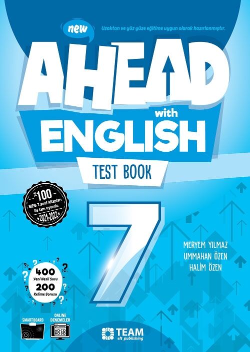 Team ELT Publishing 7. Sınıf Ahead With English Test Book - Team Elt Publishing kitap kapağı