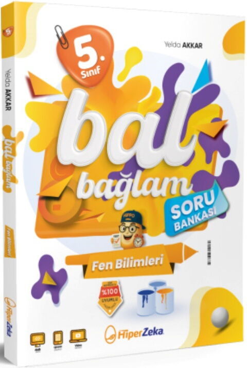 Hiper Zeka Yayınları 5. Sınıf Fen Bilimleri Bal Bağlam Soru Bankası - HİPER ZEKA YAYINLARI kitap kapağı