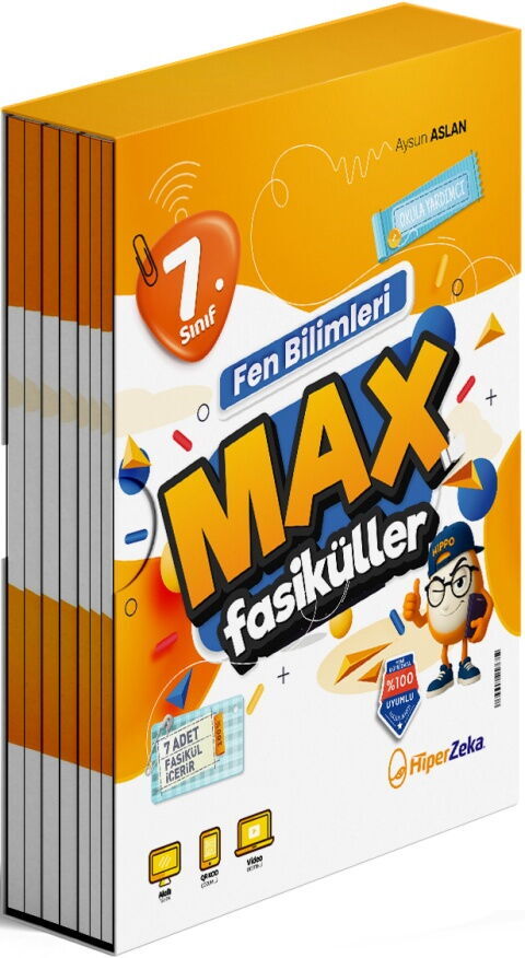 Hiper Zeka Yayınları 7. Sınıf Fen Bilimleri MAX Fasikülleri - HİPER ZEKA YAYINLARI kitap kapağı