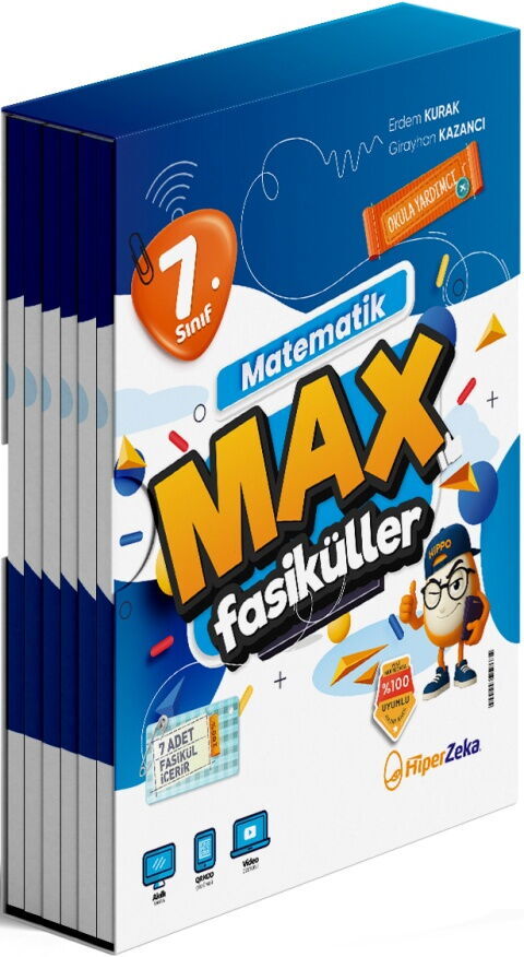 Hiper Zeka Yayınları 7. Sınıf Matematik MAX Fasikülleri - HİPER ZEKA YAYINLARI kitap kapağı