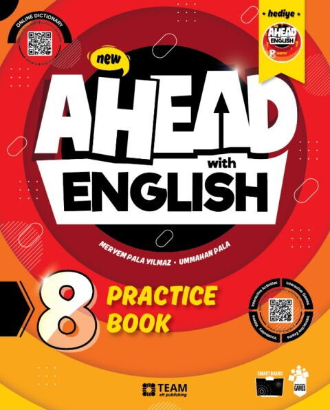 Team ELT Publishing 8. Sınıf Ahead with English 8 Practice Book - Team Elt Publishing kitap kapağı