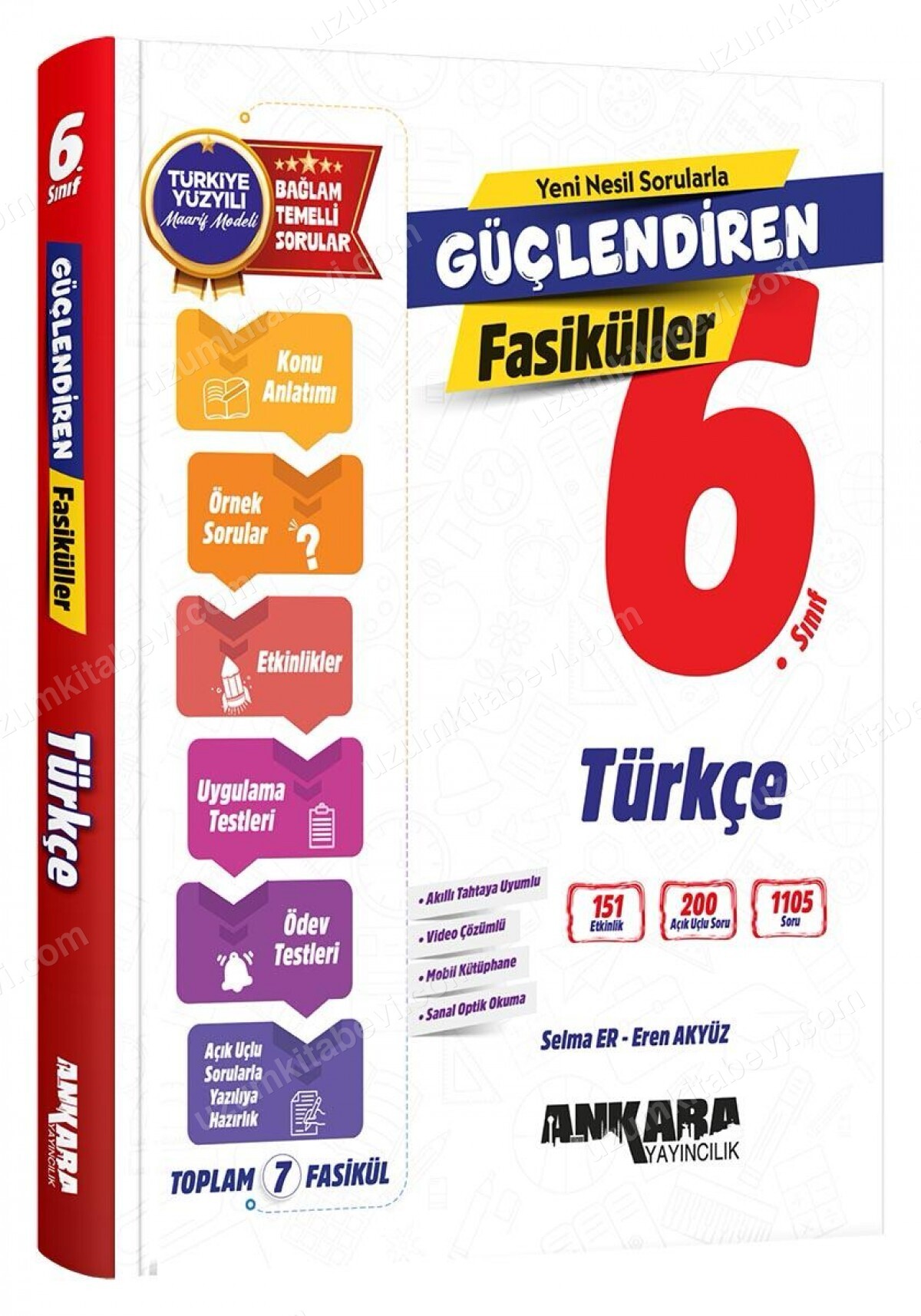 Ankara Yayıncılık 6. Sınıf Güçlendiren Türkçe Fasiküller - Ankara Yayıncılık kitap kapağı