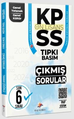 2026 KPSS Ön Lisans Genel Yetenek Genel Kültür Fasiküller Halinde Son 6 Yıl PDF Çözümlü Tıpkı Basım - Yediiklim Yayınları kitap kapağı