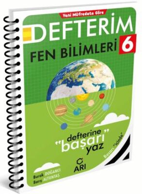 Arı Yayıncılık 6. Sınıf Fen Bilimleri Defterim - Arı Yayıncılık kitap kapağı