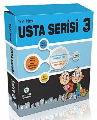 Mutlu Yayıncılık 3. Sınıf Yeni Nesil Usta Serisi - Mutlu Yayıncılık kitap kapağı