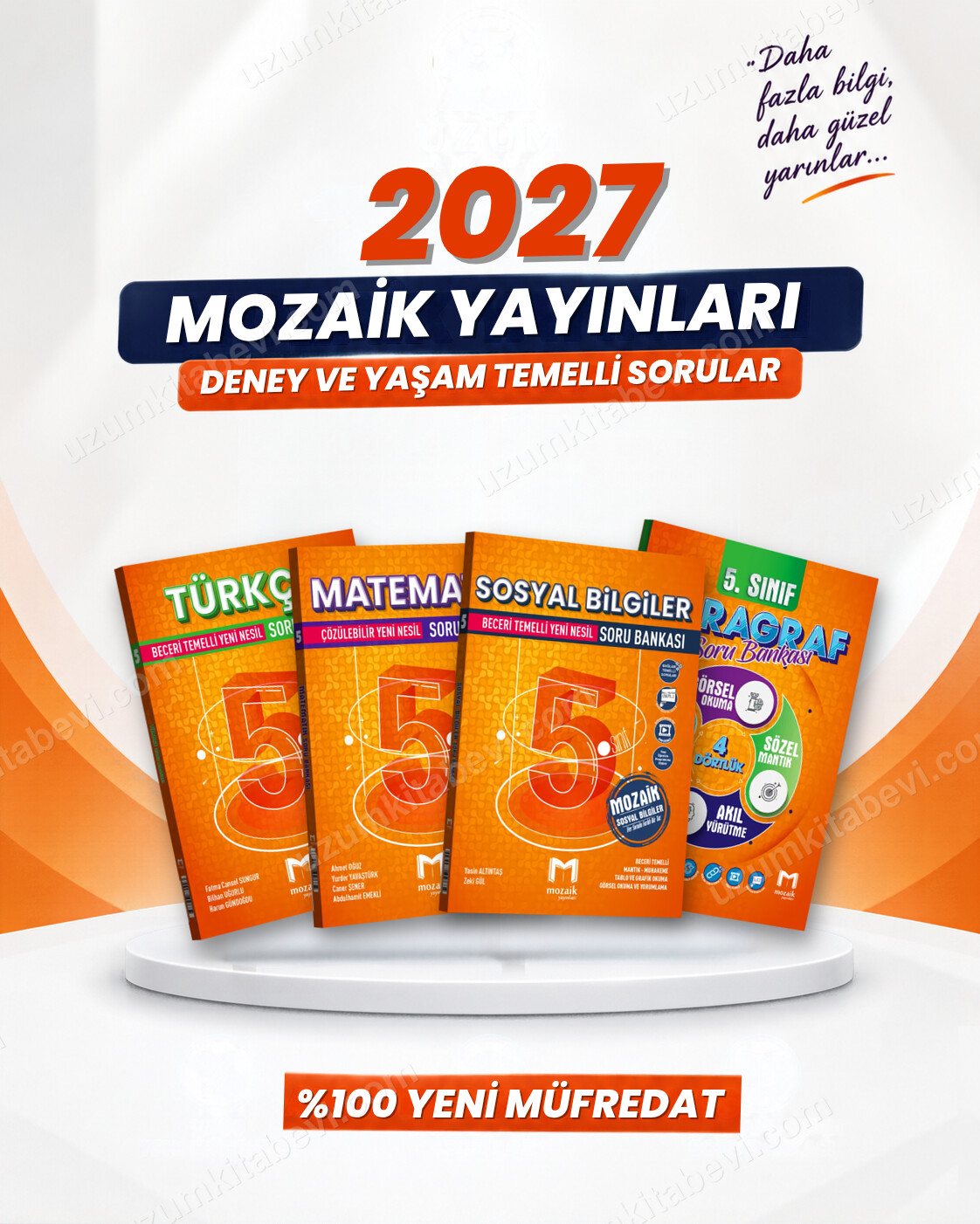 Mozaik Yayınları 5. Sınıf Türkçe-Matematik-Sosyal Bilgiler-Paragraf Soru Bankası Seti (4 Kitap) - Mozaik Yayınları kitap kapağı