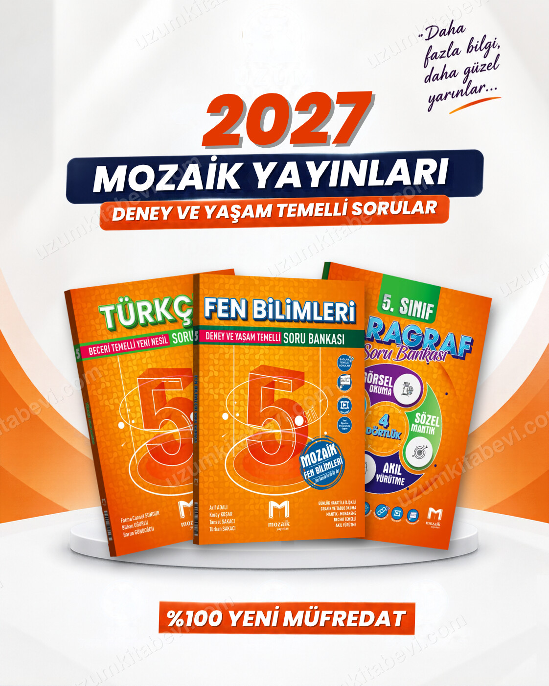 Mozaik Yayınları 5. Sınıf Türkçe-Fen Bilimleri-Paragraf Soru Bankası Seti (3 Kitap) - Mozaik Yayınları kitap kapağı