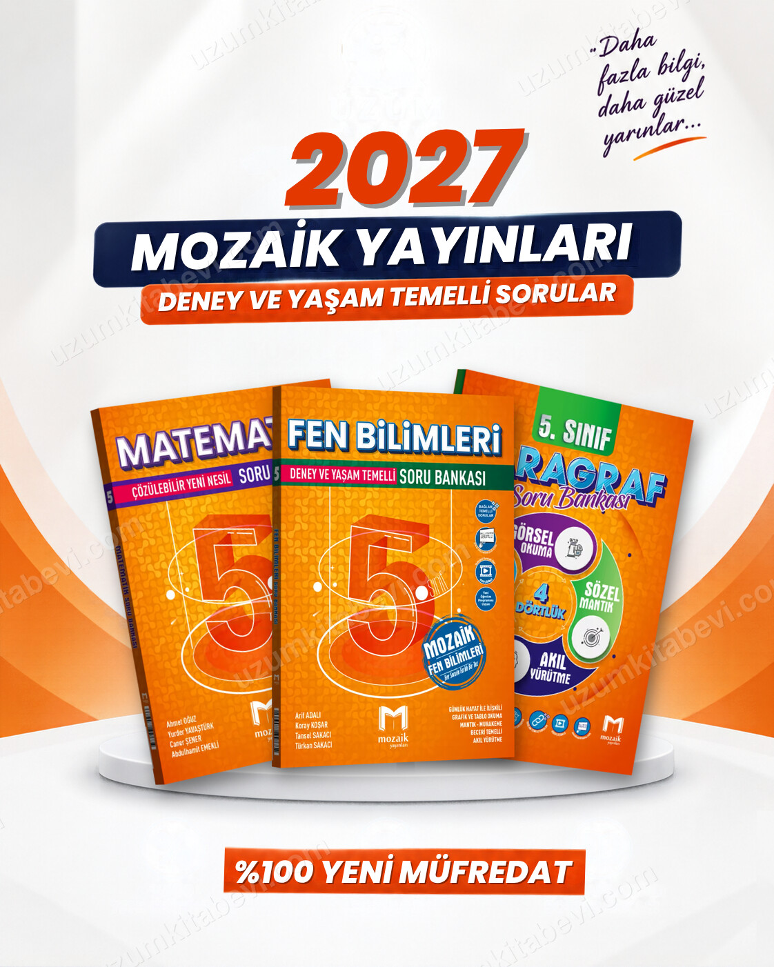 Mozaik Yayınları 5. Sınıf Matematik-Fen Bilimleri-Paragraf Soru Bankası Seti (3 Kitap) - Mozaik Yayınları kitap kapağı