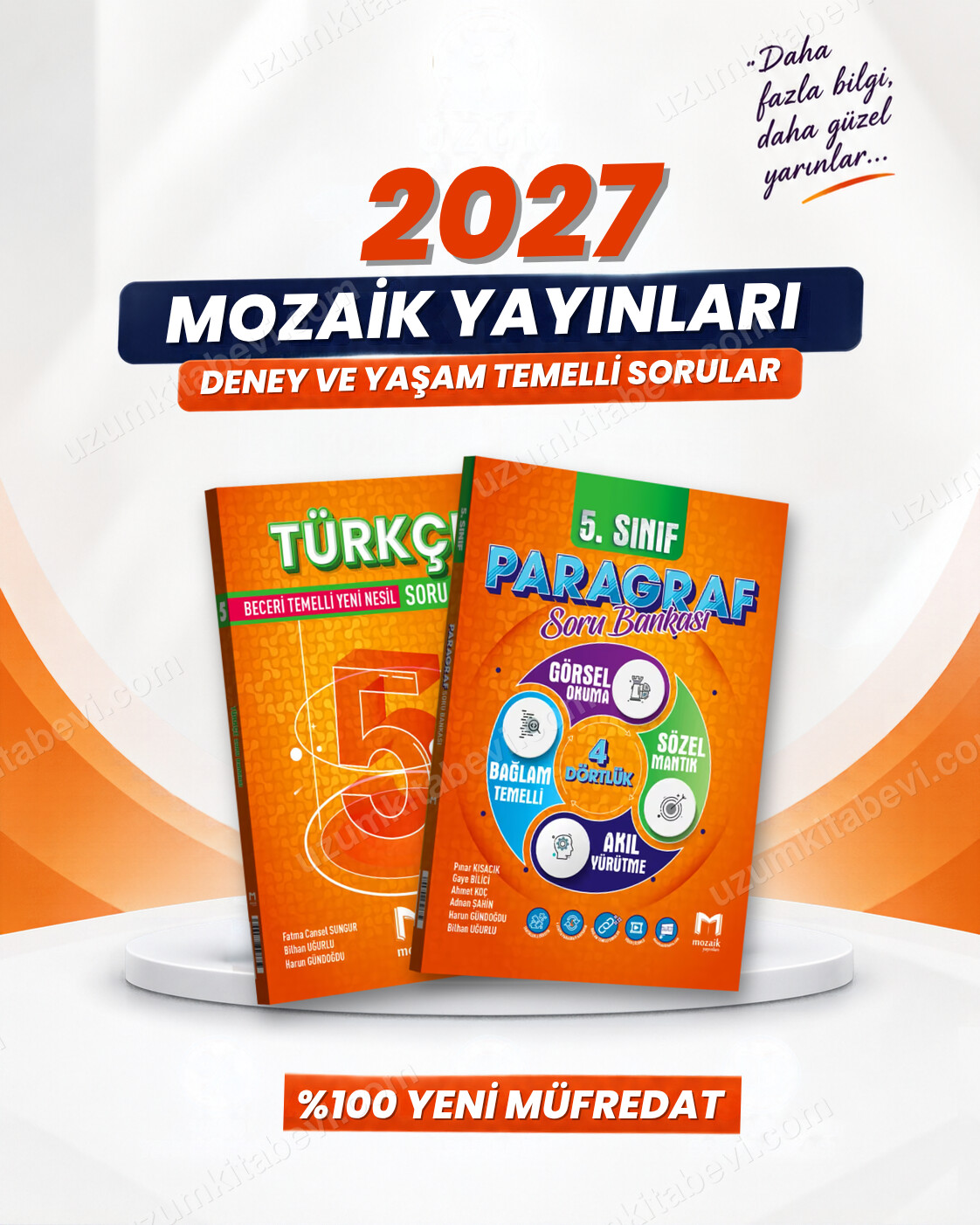 Mozaik Yayınları 5. Sınıf Türkçe-Paragraf Soru Bankası Seti (2 Kitap) - Mozaik Yayınları kitap kapağı