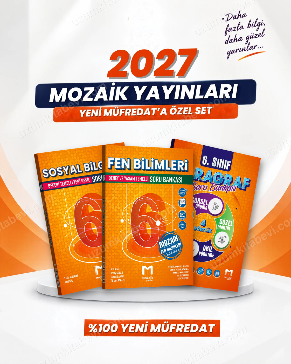Mozaik Yayınları 6. Sınıf Sosyal Bilgiler-Fen Bilimleri-Paragraf Soru Bankası Seti (3 Kitap) - Mozaik Yayınları kitap kapağı