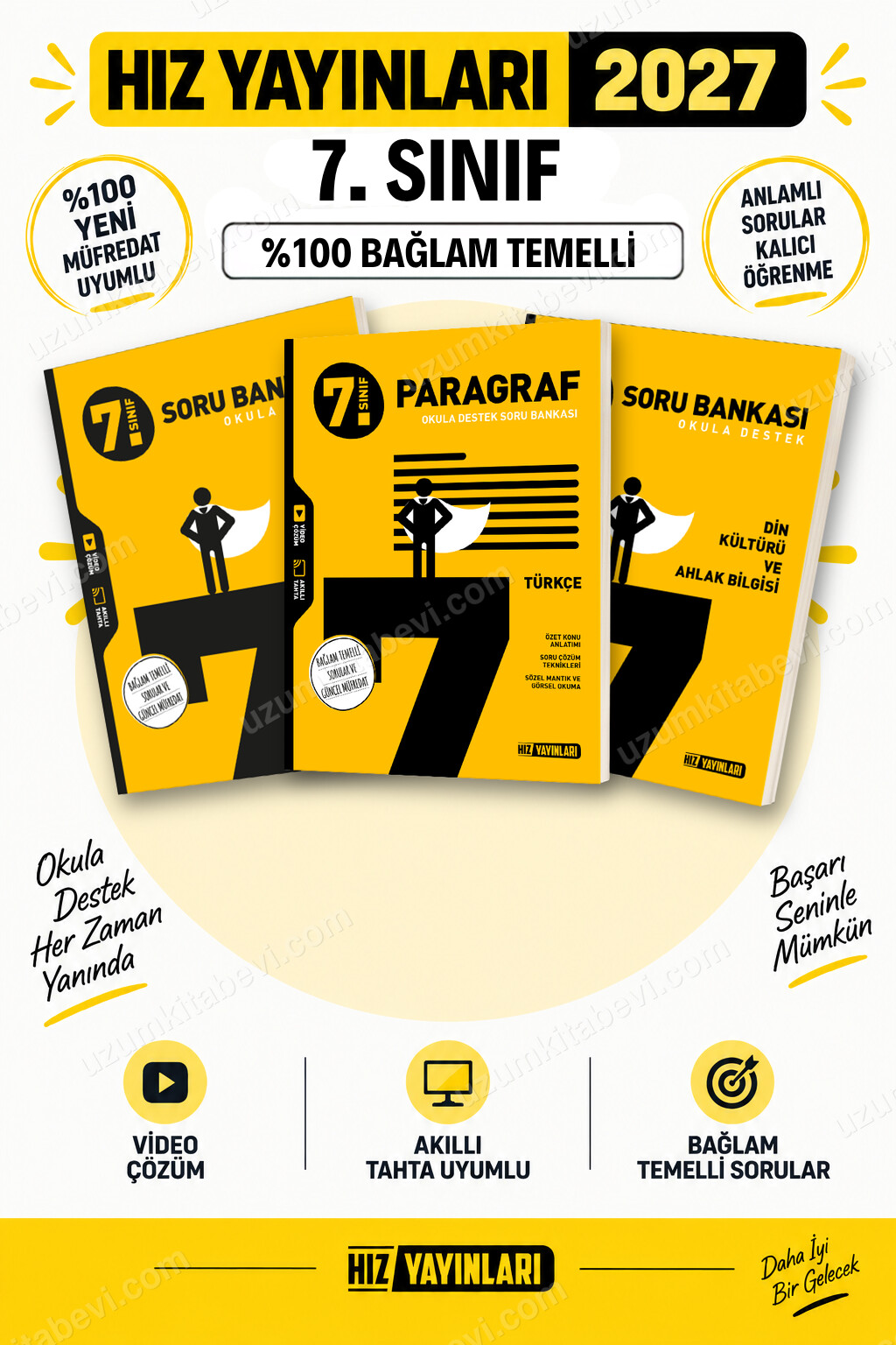 Hız Yayınları 2027 7. Sınıf Sosyal-Paragraf-Din Maarif Yeni Müfredat Soru Bankası Seti - Hız Yayınları kitap kapağı