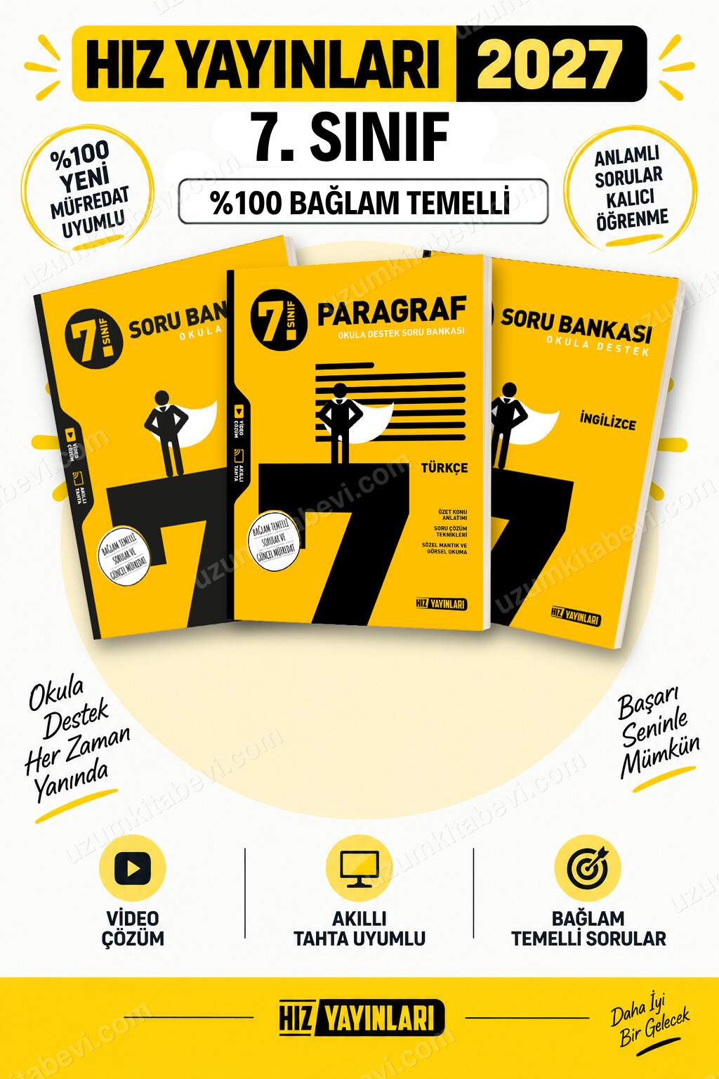 Hız Yayınları 2027 7. Sınıf Sosyal-Paragraf-İngilizce Maarif Yeni Müfredat Soru Bankası Seti - Hız Yayınları kitap kapağı