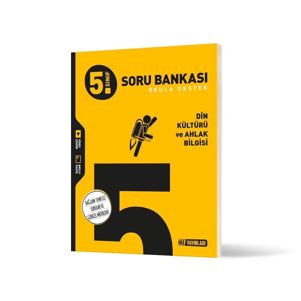 Hız Yayınları 2027 5. Sınıf Din Kültürü ve Ahlak Bilgisi Yeni Müfredat Bağlam Temelli Soru Bankası - Hız Yayınları kitap kapağı