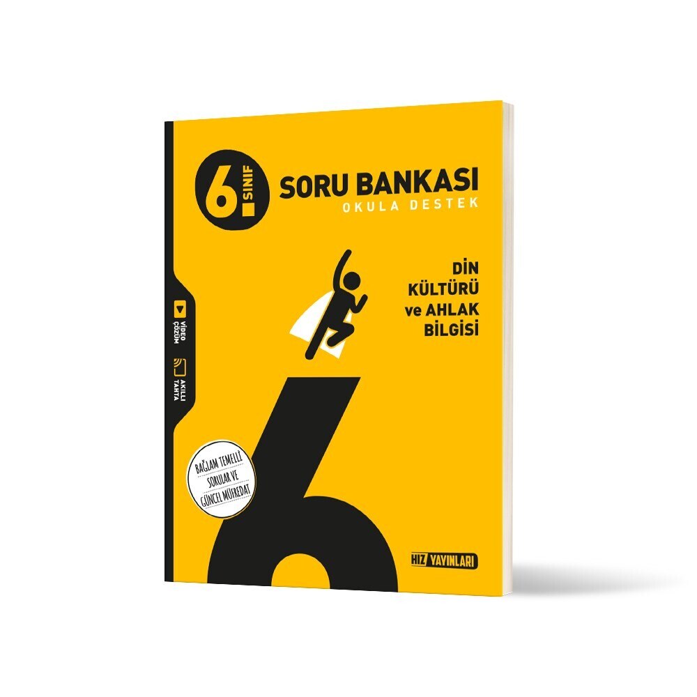 Hız Yayınları 2027 6. Sınıf Din Kültürü ve Ahlak Bilgisi Yeni Müfredat Bağlam Temelli Soru Bankası - Hız Yayınları kitap kapağı