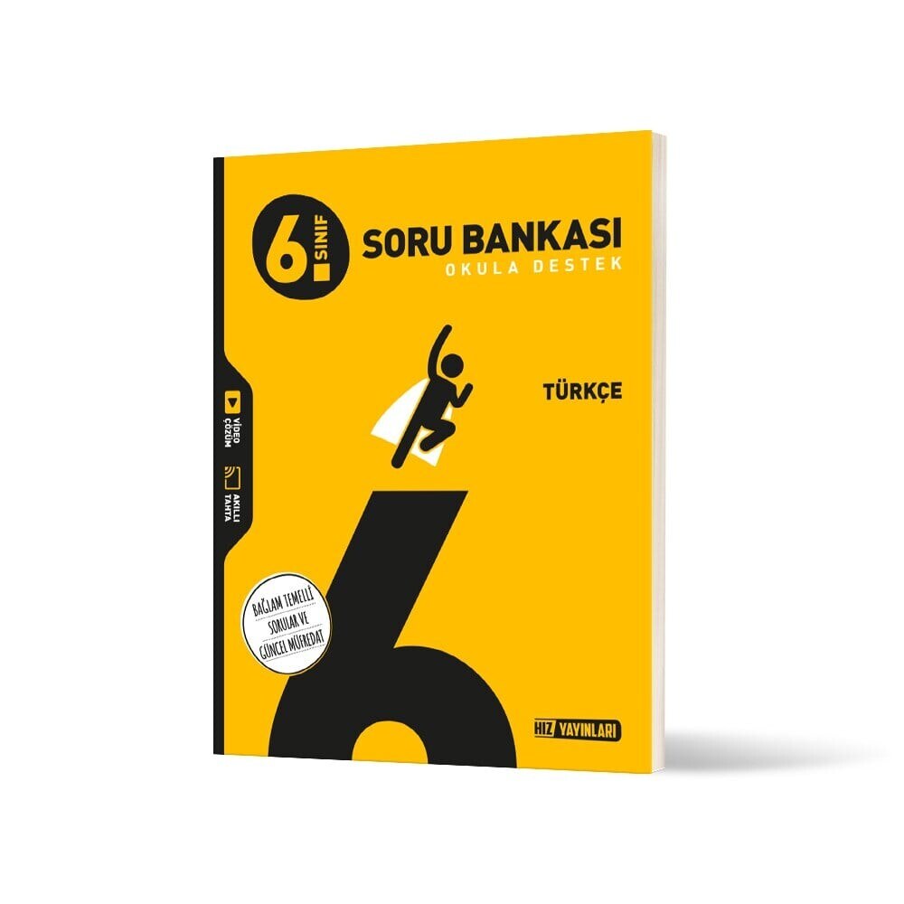 Hız Yayınları 2027 6. Sınıf Türkçe Yeni Müfredat Bağlam Temelli Soru Bankası - Hız Yayınları kitap kapağı