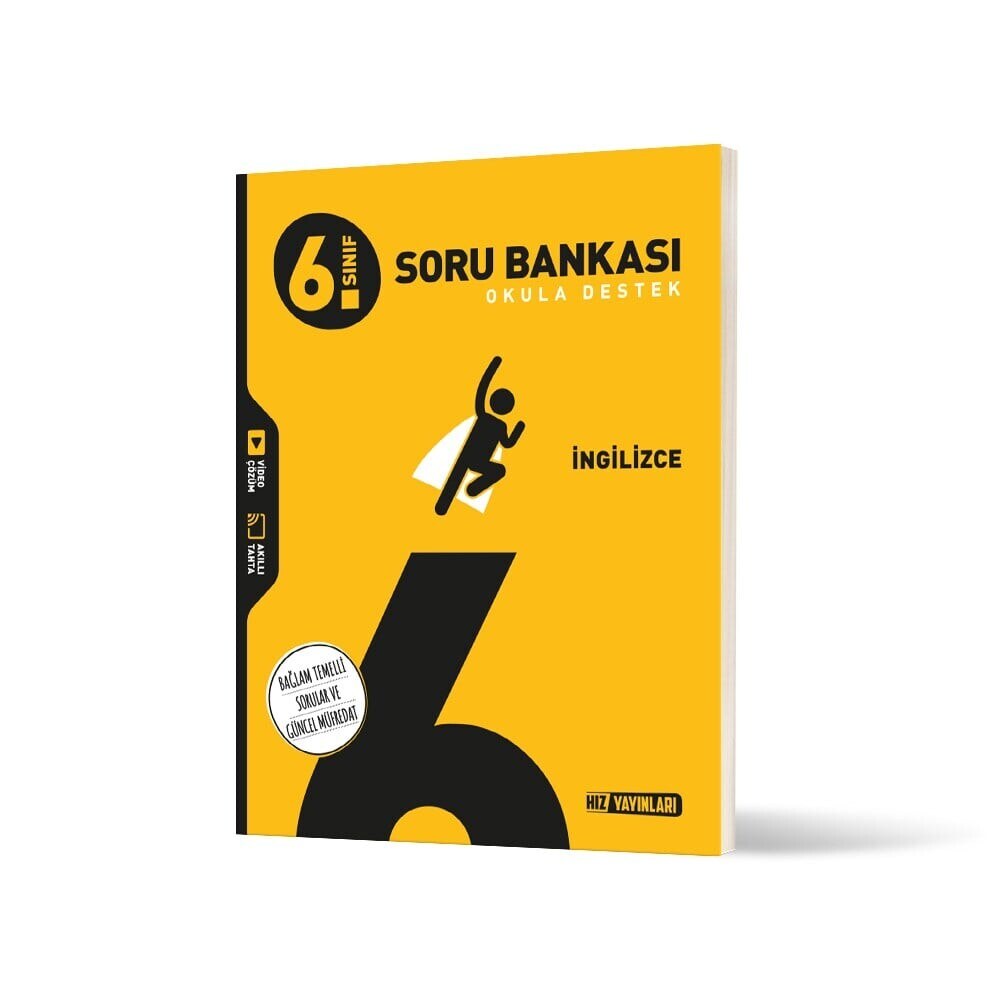 Hız Yayınları 2027 6. Sınıf İngilizce Yeni Müfredat Bağlam Temelli Soru Bankası - Hız Yayınları kitap kapağı