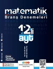 Etkili Matematik YKS AYT Matematik 12 Deneme Çözümlü Etkili Matematik Yayınları
