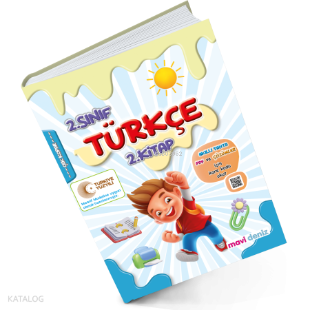 Mavi Deniz Yayınları 2. Sınıf Türkçe 2. Kitap - Mavi Deniz Yayınları kitap kapağı
