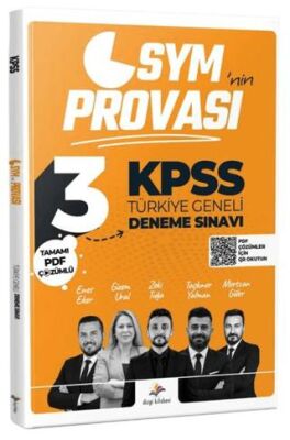 Yediiklim Yayınları 2026 KPSS ÖSYM'nin Provası Türkiye Geneli Tamamı PDF Çözümlü 3 Deneme Sınavı - Yediiklim Yayınları kitap kapağı