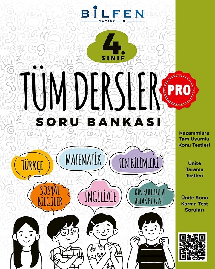 Bilfen Yayıncılık 4. Sınıf Pro Tüm Dersler Soru Bankası - Bilfen Yayıncılık kitap kapağı