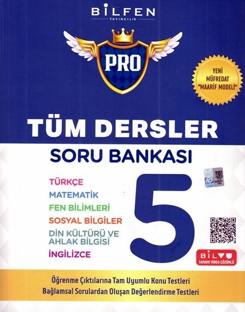Bilfen Yayıncılık 5. Sınıf Tüm Dersler Pro Soru Bankası - Bilfen Yayıncılık kitap kapağı