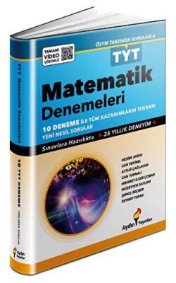 Aydın Yayınları TYT Matematik 10'lu Denemeleri - Aydın Yayınları kitap kapağı