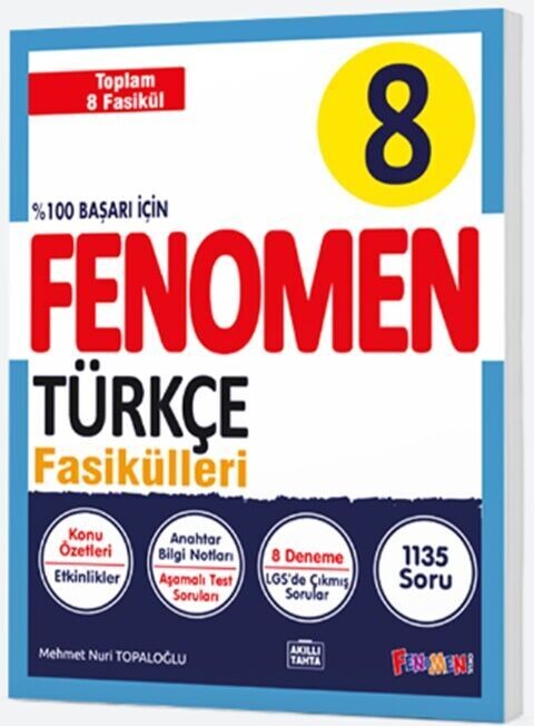 Fenomen Okul Yayınları 8. Sınıf Türkçe Fenomen Fasikülleri - FENOMEN OKUL YAYINLARI kitap kapağı