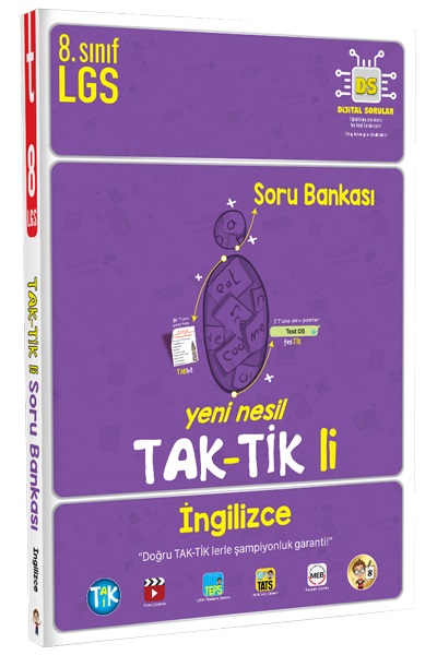 Tonguç Akademi 8. Sınıf İngilizce Taktikli Soru Bankası - Tonguç Akademi kitap kapağı