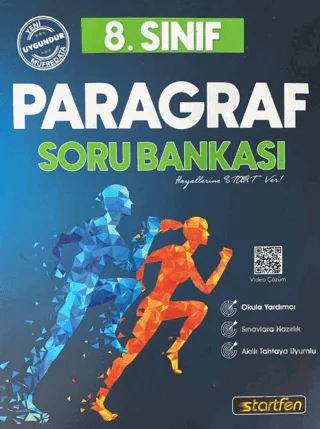 8. Sınıf Paragraf Soru Bankası - Startfen Yayınları kitap kapağı