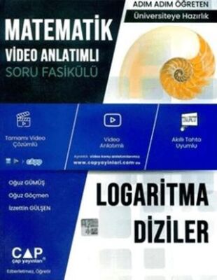 Matematik Logaritma Diziler Konu Anlatımlı Soru Bankası - Çap Yayınları kitap kapağı
