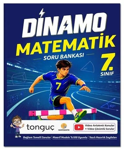 Tonguç 7. Sınıf Matematik Dinamo Maarif Model Soru Bankası - Tonguç Akademi kitap kapağı